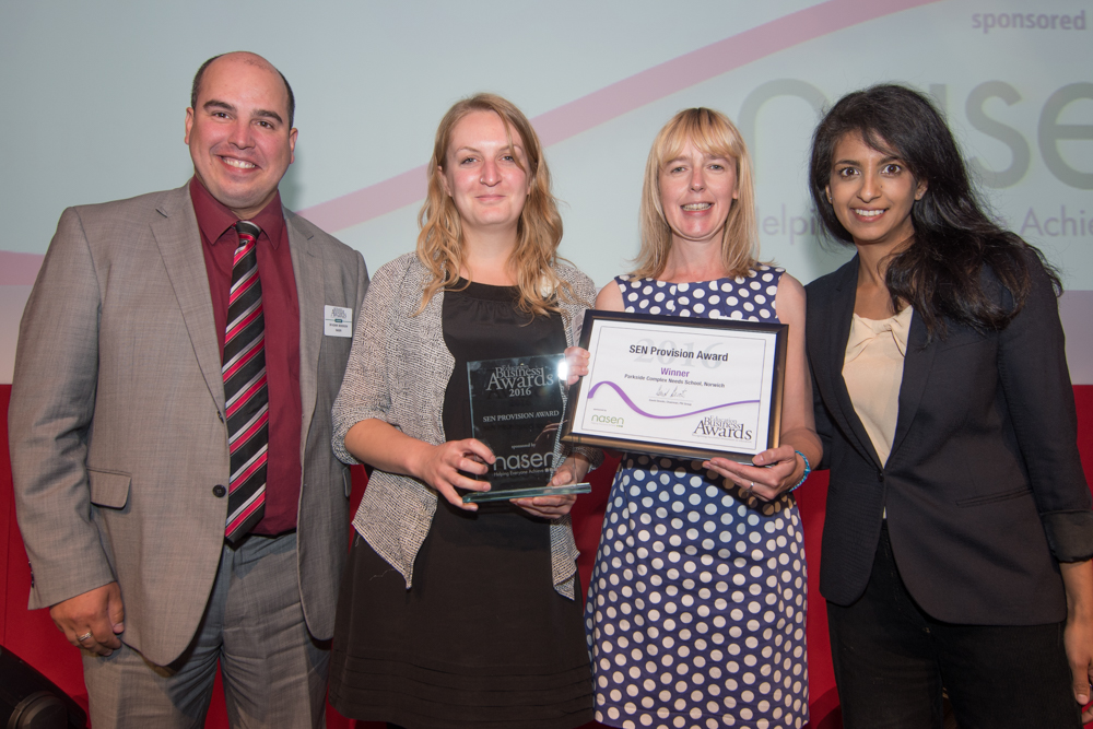 2016 SEN Provision Award Winner - Parkside Complex Needs School, Norwich